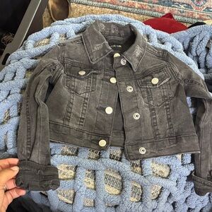 Joe's Jeans Charcoal Denim Jacket for Kids